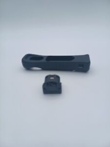 Czarny adapter Motion Plus z silikonowym rękawem kurtki do Nintendo Wii 