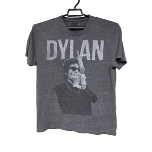 Revolution 45 Bob Dylan Harmonijka Szary T-shirt Męski Rozmiar XL