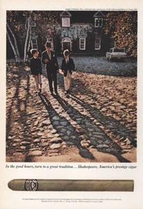 Shakespeare Cigar 1966: En las buenas horas gran tradición anuncio impreso vintage - Imagen 1 de 1