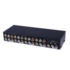 Composite 8 In 1 Out Video Audio Audio Audio Switch Box TV Bar Home