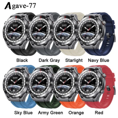 Silicone Strap For HUAWEI WATCH Ultimate Extraordinary Master Replacement Band