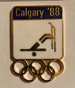 Calgary 1988 - USA Olympic Freestyle NOC team pin . - Picture 1 of 1