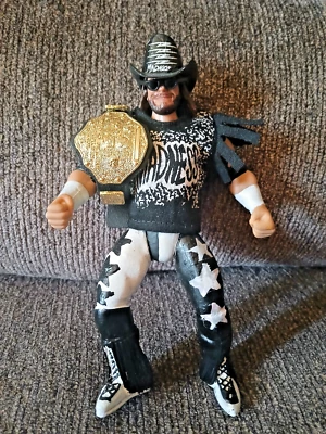 Figura MACHO MAN RANDY SAVAGE WWF Acción Crunching Hueso Personalizada BCA RARA WWE NUEVA SIN ETIQUETAS Foto 1 de 4