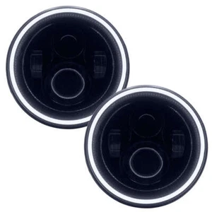Oracle Lighting 7 High Powered LED Headlights Black Bezel White (5769-001) - Picture 1 of 12