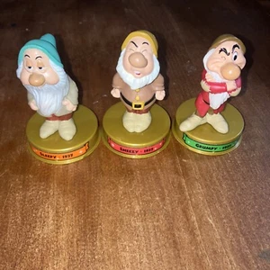 McDonald Disney 100 Yr Magic Sleepy, Sneezy & Grumpy Figures - Picture 1 of 9