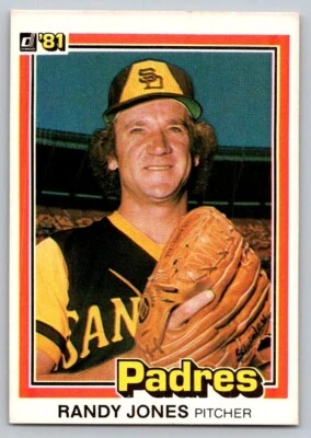 1981 Donruss - #122 Randy Jones - Image 1 of 2