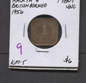 1956-Malaya-1 Cent- UNC - Picture 1 of 2