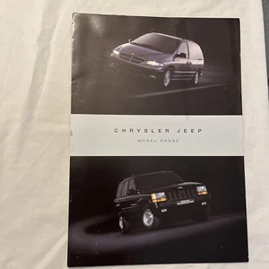 Chrysler Jeep Range Brochure 1996 Voyager Neon Viper Prowler Cherokee Wrangler - Picture 1 of 5
