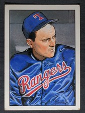 1990 Bowman Nolan Ryan Art Sweepstakes Card Texas Rangers Hall Of Famer