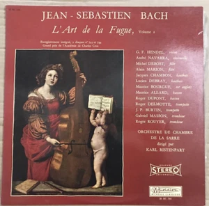 BACH - L'Art De La Fugue,Volume 2 (Ristenpart )-RC 744-LP *Part Of Buy 3 For £10 - Picture 1 of 4