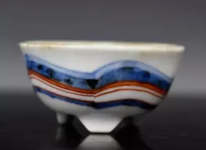 Japanese Bonsai pot TOSHIHIKO TSUJI signed Glass glazed Round MAME φ2" *1577 - Picture 1 of 8