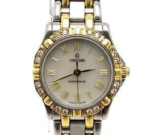 CONCORD Uhr Damen Saratoga SL Edelstahl & Gold 18K / Diamant 16-36-275 - Bild 1 von 23