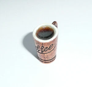 Coffee Cup Metal Charm - Metal Charm For Bracelet  3/8"x1/2" Coffee Mug Charm - Picture 1 of 5