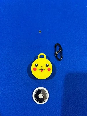 Apple AirTag Case Cover Pokemon. Pikachu AirTag Keychain. Pokeball AirTag - Image 1 of 4