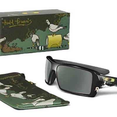 Gafas de sol Oakley Todd Francis parche en los ojos ¡Serie Artista rara! ¡Edición limitada! LE Foto 1 de 4