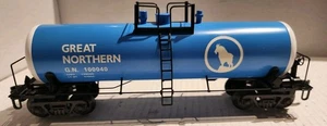K-Line Aluminum O Scale Extruded Tank Car Great Northern #100040 - Picture 1 of 7