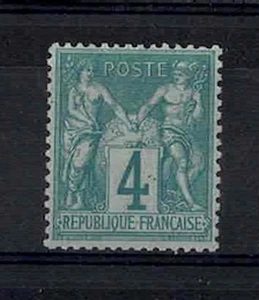 FRANCE STAMP TIMBRE YVERT N° 63 " TYPE SAGE 4c VERT " NEUF xx TTB A237 - Imagen 1 de 2