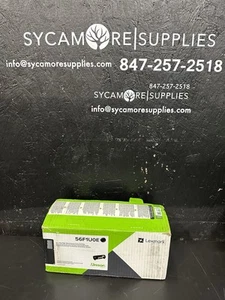 Lexmark 56F1U0E d'origine ultra haut rendement, boîte ouverte verte, jamais utilisée - Photo 1/3