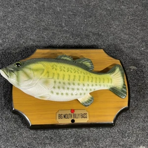 Big Mouth Billy Bass Singing Fish 1999 Gemmy Batería de Trabajo Incluye De Colección Probada - Imagen 1 de 8
