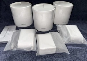 TP-Link - DecoAX4300 Pro Dual-Band Wi-Fi 6 Mesh WiFi System (3-Pack) - White - Picture 1 of 6