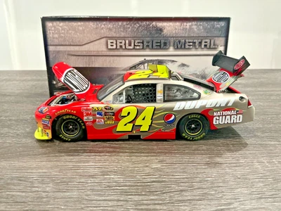 2010 Action Jeff Gordon #24 DuPont Impala матовый металл серебро масштаб 1:24 Nascar - Изображение 1 из 4