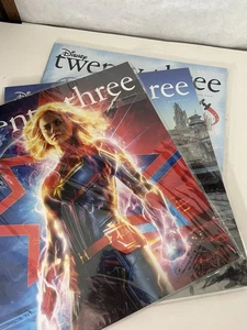 Disney twenty-three Magazine Lot Of 3 Captain Marvel Cover ~ Spring, Summer 2019 - Picture 1 of 10