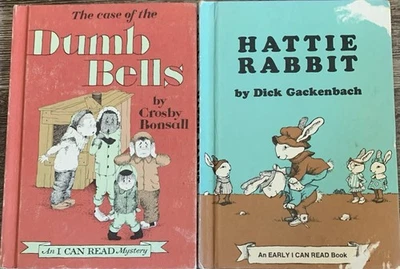 Lot Of 2 1st Vtg Hardcover Ed. An I Can Read Books Set; 1960s & 1970s ACCEPTABLE - Image 1 of 4