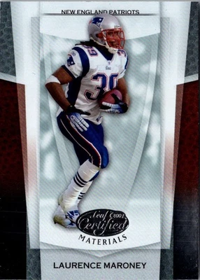 2007 Leaf Certified Materials Laurence Maroney #85 New England Patriots - Image 1 of 2