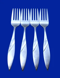 Reed & Barton CHESAPEAKE BAY Stainless Glossy- Set of 4 Salad Forks 6 1/2" - Picture 1 of 1