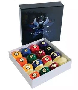 Vintage- The Ambassador Premium Billiard Ball Set See Description - Picture 1 of 3