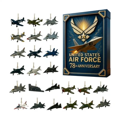 Air Force 78th Anniversary 2025 Advent Calendar, Aircraft Christmas Countdown  - Image 1 of 4