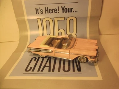 FRANKLIN  MINT 1/43 DIECAST 1958 EDSEL CITATION CONVERTIBLE,'50s CLASSIC SERIES - Image 1 of 4
