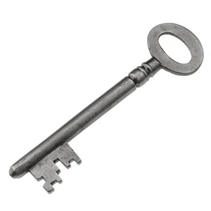 Antiker TRESORSCHLÜSSEL ca.1920er-1940er Jahre 3" - Markenloser Siebenhebelschlüssel - Ref.k355 - Bild 1 von 5