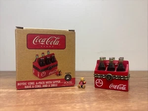 Boyds Bears and Friends Coca-Cola Schatzkiste 6er Pack mit Sipper #919941, 1E - Bild 1 von 10