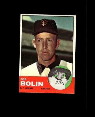 1963 Topps 106 Bobby Bolin VG-EX #D1,422747 - Image 1 of 2