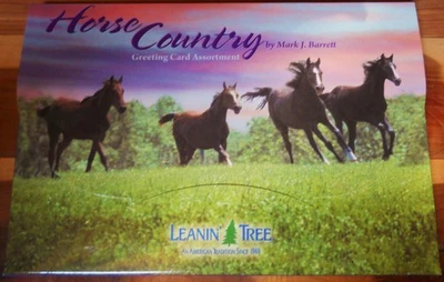 20 Leanin Tree Greeting Cards, HORSE COUNTRY, LOTS of Beautiful Horses - Image 1 of 2