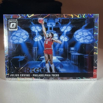 2024-25 Donruss Optic Julius Erving Alter Ego Case Hit SSP - 76ers - Imagem 1 de 2