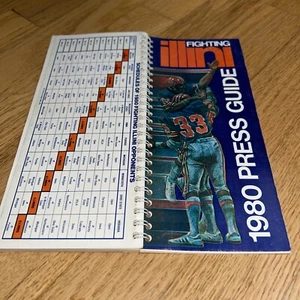 1980 UNIVERSITY OF ILLINOIS / FIGHTING ILLINI - FOOTBALL PRESS GUIDE - Imagen 1 de 14