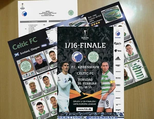 KOBENHAVN COPENHAGEN Denmark CELTIC Scotland 2020 EL FAN A4 Format + OFFICIAL LU - Bild 1 von 1