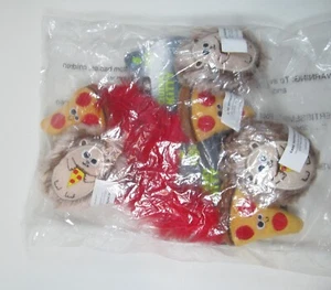 Quirky Kitty Pizza & Hedge Hog Catnip & Silvervine Inside Cat Toy 3 packs of 2 - Picture 1 of 3