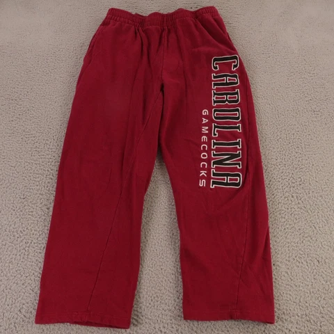 South Carolina Gamecocks Pants Mens Large Red Stadium Logo Sweatpants Cover