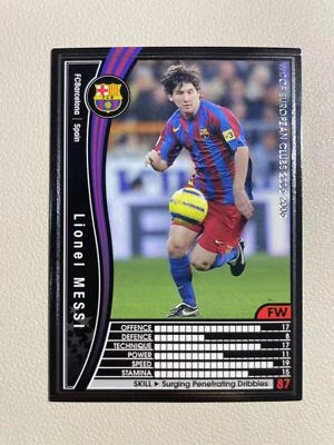 2005-06 Panini WCCF Lionel Messi Rookie Card RC Barcelona Miami Argentina - Image 1 of 2