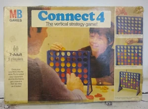 Vintage Connect 4 Four, MB Games, Original 1976 game, Retro, 100% Complete - Picture 1 of 14