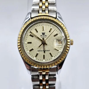 Vintage Acqua/Timex Ladies Presidential Style Watch Jubilee~ New Battery - Picture 1 of 7