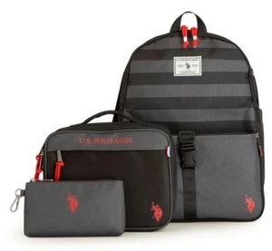 U.S. Polo Assn. Mochila resistente al agua, bolsa de almuerzo y estuche para lápices para niños - Imagen 1 de 9