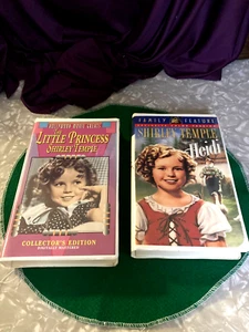 SHIRLEY TEMPLE VHS MOVIE COLLECTION OF 2 VHS TAPE MOVIE 50% SAVINGS COLLECTOR ED - Picture 1 of 5