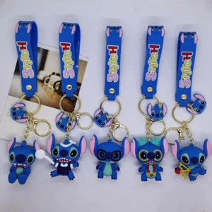 3D Stitch Keyring Keychain Cartoon Doll Pendant Toy Girl Bag Decor Jewelry Gift - Picture 1 of 13