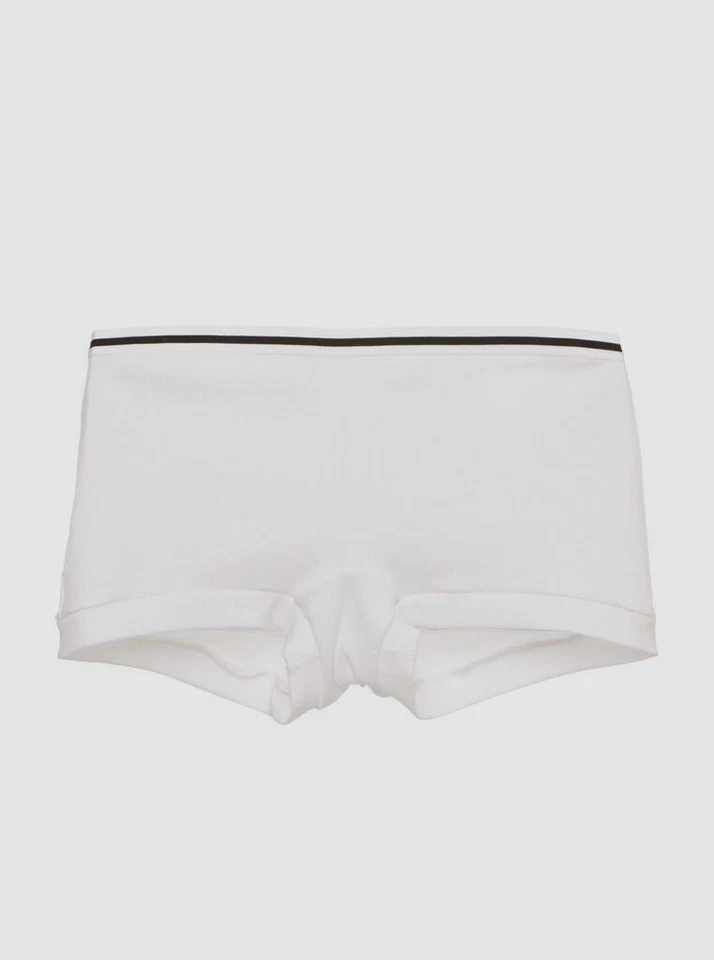 $60 Bella by Cosabella Kids Girls Solid White Tween Boyshort Briefs Size Small - Image 1 of 1