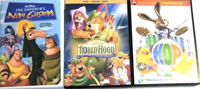 The Emperor's New Groove. / Robin hood / Hop  (DVDs) - Image 1 of 3