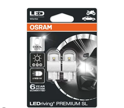 2x OSRAM 7905R-02B LED Rosso Lampadine freno LEDriving Premium Rosso W21W